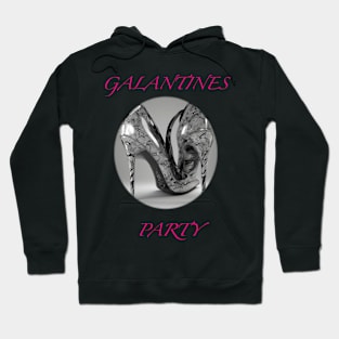 Galentines party marble shoes Hoodie